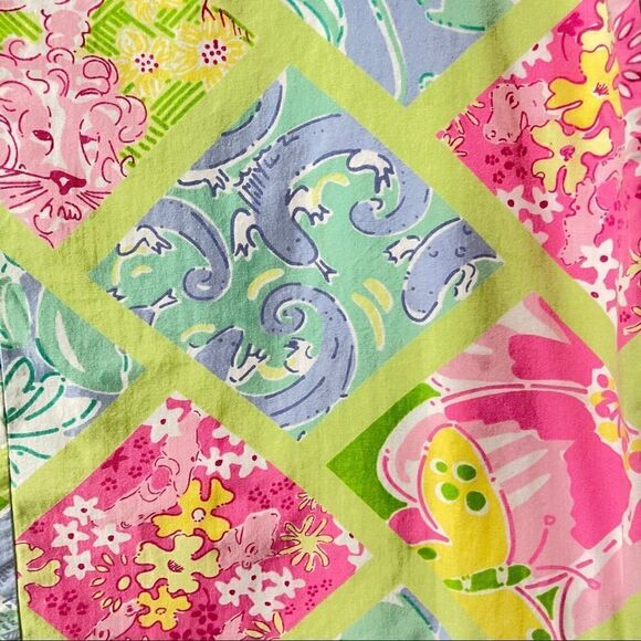 Lilly Pulitzer vintage white label surf n’ patch dress girls Sz 10 - Picture 2 of 6